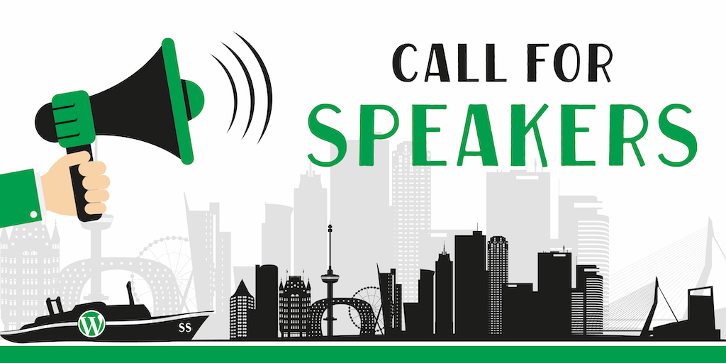 Call for speakers WordCamp Rotterdam 2019